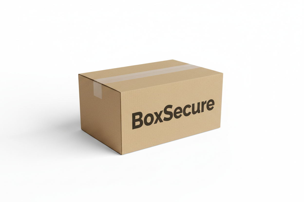 картонена опаковачна кутия на която да пише BoxSecure
